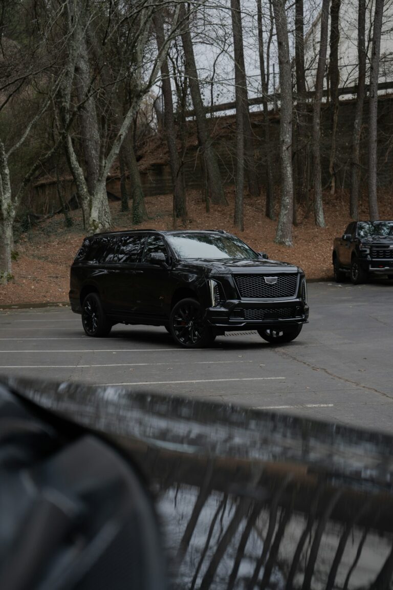 Black SUV for airport transfers and families